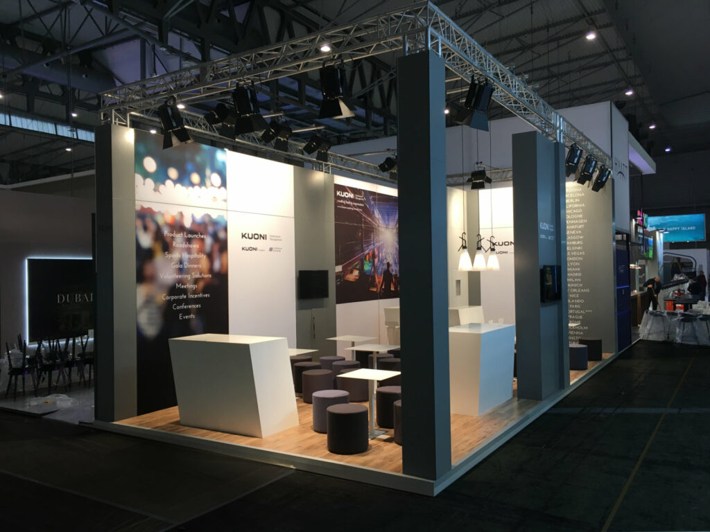 Messestand von Kuoni