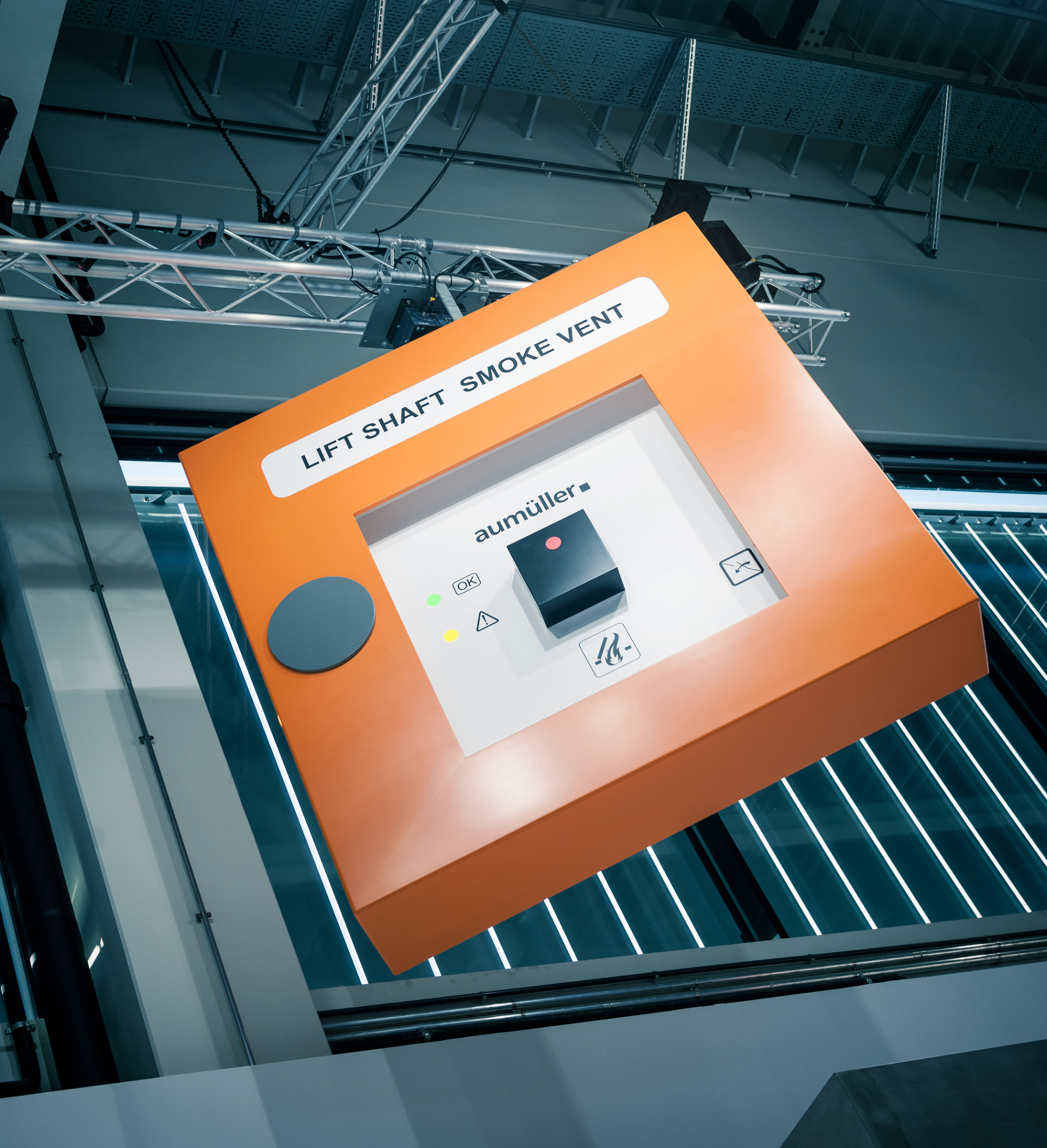 Detail eines Messestands auf der Interlift